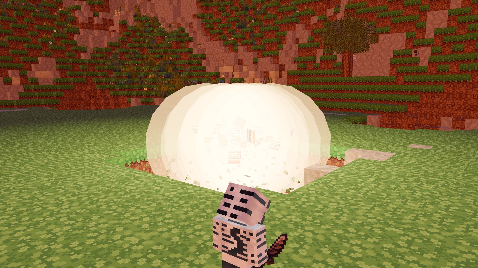 L'explosion au moment du souffle